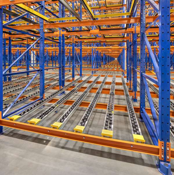 Pallet Flow Rack - Industrial Warehouse Racking in Ocala