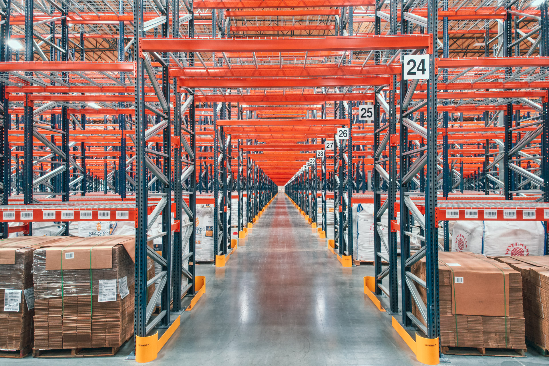 Industrial warehouse racking installation in Ocala warehouse